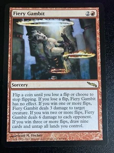 Fiery Gambit MTG **NM (Mirrodin, English) - Picture 1 of 3