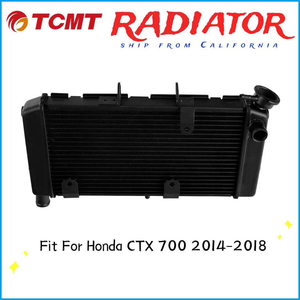 Refrigerador de refrigeración de radiador apto para Honda CTX700 AC 2014-2016 15 CTX700N A 14-16 15 Foto 1 de 4