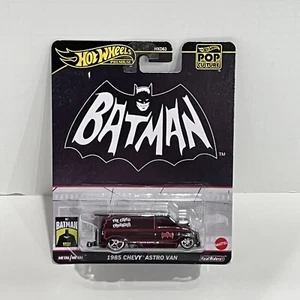 2024 Hot Wheels Premium Pop Culture Batman 1985 Chevy Astro Van - Picture 1 of 3