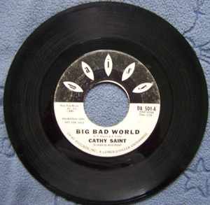 Cathy Saint...Big Bad World...Northern Soul R&B Daisy Records 45 rpm Promo 1963 - Picture 1 of 4