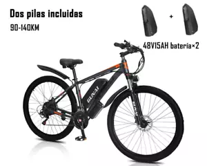 Motor de 750 W Batería de 48V15 AH Bicicleta eléctrica Dos baterías,90-140KM - Bild 1 von 21