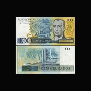 Brazil, 100 Cruzeiros, 1986, UNC, Electrical distribution - Picture 1 of 1