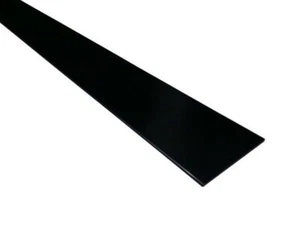Kunststoffplatte ABS 1mm Schwarz 1000 x 100 mm (100 x 10 cm) - Bild 1 von 1