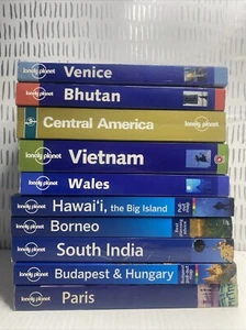 Lonely Planet Travel Guide Books Lot Of 10 Paperback Paris, Venice, Wales - Picture 1 of 22