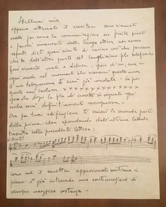 Lettera autografa di Mario Peragallo - Picture 1 of 2