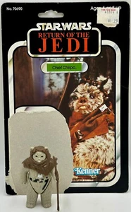1983 Kenner Star Wars ROTJ Chief Chirpa Complete Figure w Cardback - Picture 1 of 11