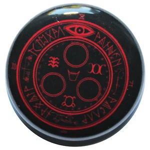 1" (25mm)  Silent Hill Save Logo Playstation Button Badge - Picture 1 of 2