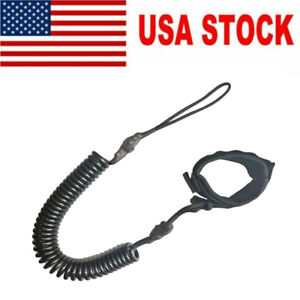10ft Coiled Leash for Paddle Board Surfboard SUP Leash Leg Rope Ankle Cuff USA