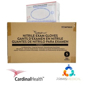 Cardinal Health Flexal Nitrile Exam Gloves 88TN02S Powder Free Small CS 2000 - Picture 1 of 5