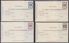 WWII Croatia NDH Receipt with imprinted revenue stamp of 1, 2, 5 & 10 K