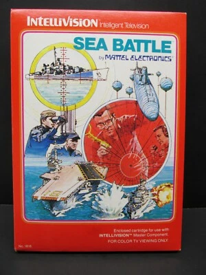 Sea Battle, Intellivision, Mattel 1980, NEW - Image 1 of 4