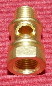 Raccord laiton 10x1 femelle/mâle – trou lampe vintage – REF 4395 - Imagen 1 de 2