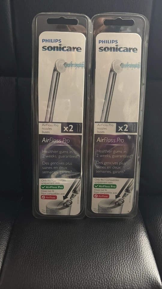 2 paquetes nuevas boquillas de repuesto Sonicare Airfloss Pro Airfloss Pro HX8032/64 Foto 1 de 1