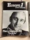 Publicité Vintage Advertising Radio - Pierre Bonte sur Europe 1 saison 1978