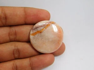 Top Grade 100% Natural Morganite Calcite Cabochon Loose Gemstone 76 Cts. ME-4487 - Picture 1 of 4