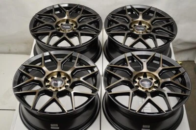 16" Wheels Rims Black Bronze 5 Lugs Toyota Camry Celica Corolla Prius VW Beetle - Image 1 of 4