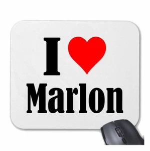 MOUSEPAD Mauspad I Love Marlon Ich Liebe Marlon - Photo 1/1