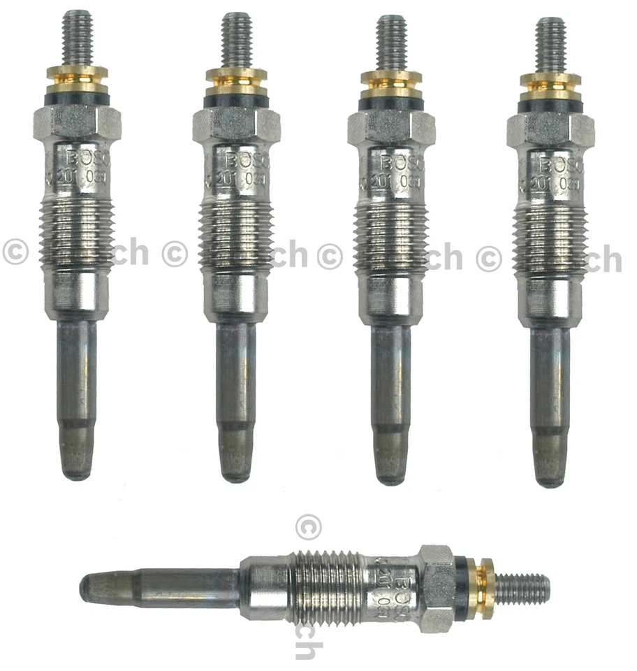 For Mercedes 77-85 Glow Plug 12mm x5 BOSCH w116 w123 w126 diesel - Image 1 of 1