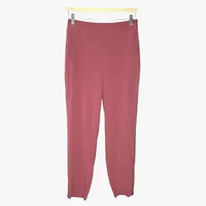 Athleta Brooklyn Heights High Rise Jogger Pants Size 6 Berry Rose Pink Ankle Zip - Picture 1 of 17