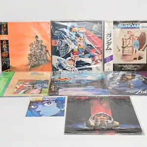 Mobile Suit Gundam Lot 8 Soundtrack LP・EP Vinyl Record Japan Anime w/ OBI - Picture 1 of 7