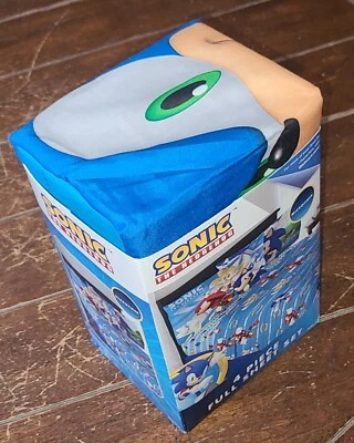 Sonic The Hedgehog 4pc Full Sheet Set! 1 Fitted, 1 Flat Sheet & 2 Pillow Cases! - Image 1 of 4