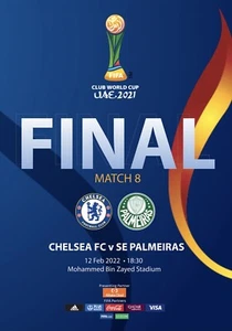 Programme Chelsea v Palmeiras Brazil 2022 Club World Cup 2021 in UAE - Picture 1 of 1