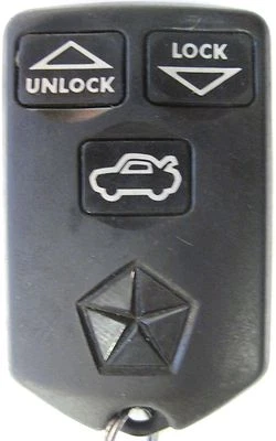 CONTROLE REMOTO DE ENTRADA SEM CHAVE FABRICANTE DE EQUIPAMENTO ORIGINAL 1995 CHRYSLER New Yorker GQ43VT3T CHAVEIRO DE CARRO DE CONTROLE - Imagem 1 de 4