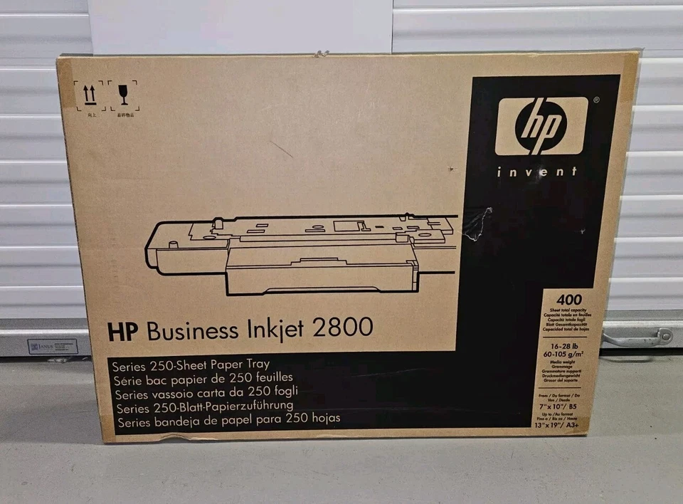 Brand New SEALED HP Business Inkjet 2800 Printer Series 250 Sheet Paper Tray - Image 1 of 3