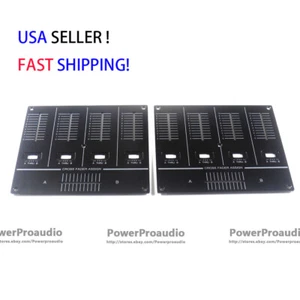 2pcs DNB1155 Metal Control Panel Black Faceplate For Pioneer DJM-700-K US SHIP - Picture 1 of 3