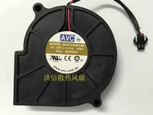 AVC 7530 BA07530B24M DC24V 0.22A 2-Pin Turbo Cooling Fan - Picture 1 of 2