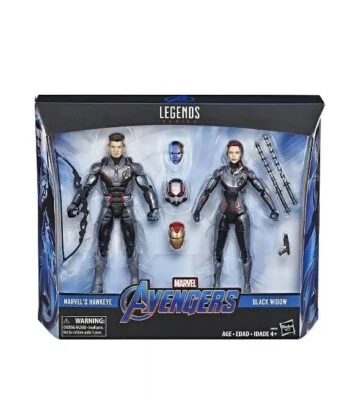 Marvel Legends Avengers Endgame Ojo de Halcón y Viuda Negra Objetivo Exclusivo Difícil de Encontrar Foto 1 de 2