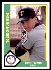 1990 CMC Toledo Mud Hens  Travis Fryman #18