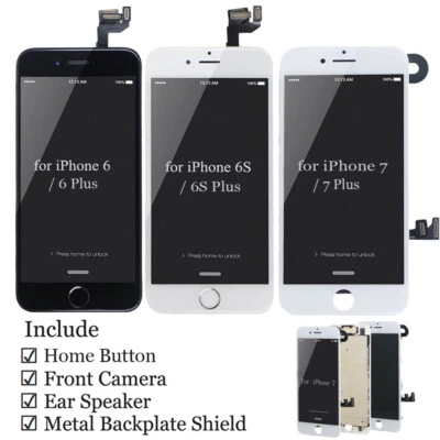 For iPhone 6S 6 7 8 Plus LCD Display Touch Screen Digitizer Replacement Parts - Image 1 of 4