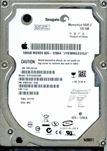 SEAGATE SATA 100GB ST9100824AS P/N: 9W3139-040 F/W: 7.01 WU 5PL - Picture 1 of 1