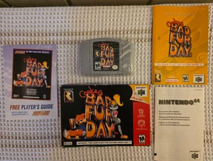 Conkers Bad Fur Day N64 Complete In Box (CIB) Cart has Never Played - Picture 1 of 12