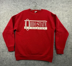 Vintage Ohio State Buckeyes Sweatshirt NCAA Herren XL Rot 90’s Signal Fleece USA - Bild 1 von 9