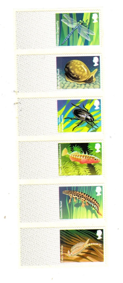 POST AND GO PONDS FRESHWATER LIFE 1 BLANK STRIP - Image 1 of 1
