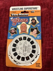 WWF Wrestling Superstars 1985 carretes VIEW-MASTER 3D sin abrir Hulk, Andre, Warrior - Imagen 1 de 8