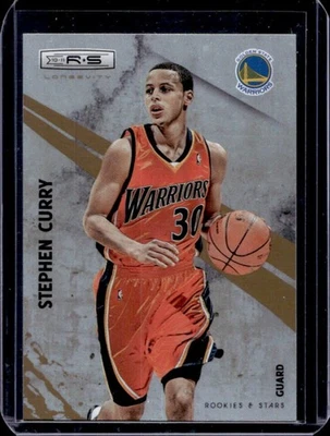2010-11 Panini Rookies & Stars Stephen Curry Gold Holofoil #86 Warriors - Image 1 of 2