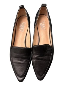 Franco Sarto Damengröße 8 spitz zulaufende Leder-Halbschuhe flache Schuhe - Bild 1 von 7