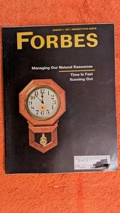 Vintage FORBES Magazine August 1, 1971, Business, FREE SHIPPING, IH. Mobil Oil - Picture 1 of 5