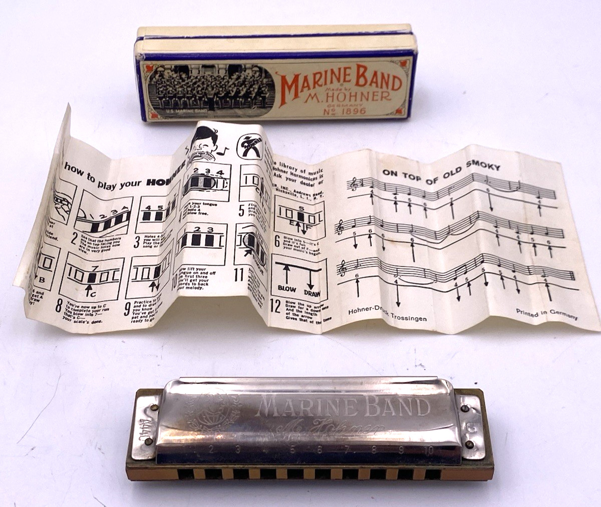 Marine Band Harmonica In Vintage Harmonicas for sale | eBay