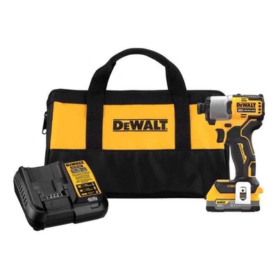 DeWalt DCF840E1 20V MAX POWERSTACK 1/4 in. Cordless Brushless Impact Driver Kit - Image 1 of 4