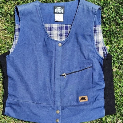 Chaleco de lona forrado vintage Polar King by Key Blanket XL (se ajusta como mediano) Foto 1 de 4
