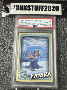 Topps Katara 2021 PSA 10 Avatar The Last Airbender bajo demanda #3 ¡Pop 5! - Imagen 1 de 3