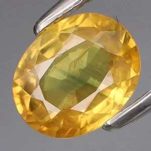 1.17Ct.Ravishing Color Natural Yellow Sapphire Loose Gemstone Africa Good Luster - Picture 1 of 4
