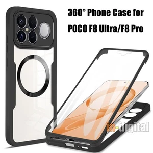 360 Phone Case for Xiaomi POCO F8 Ultra Full Body Cover Privacy Screen Protector - Picture 1 of 21