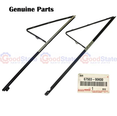 Genuine LandCruiser RJ70 LJ70 HZJ78 HZJ75 RH & LH Quarter 1/4 Vent Window Frame - Image 1 of 4