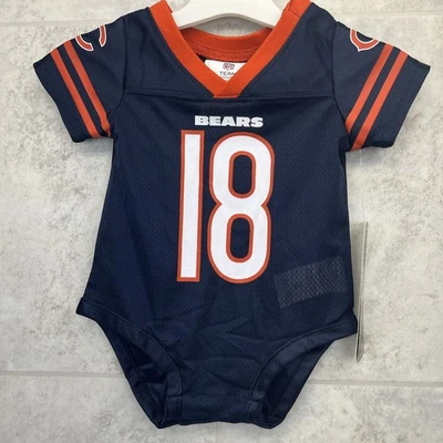 NFL TEAM APPAREL Caleb Williams Chicago Bears NFL Baby One Piece Jersey 0/3 6/9 12M 18M