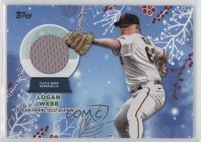 2023 Topps Holiday Relics Logan Webb #RC-LW - Image 1 of 2